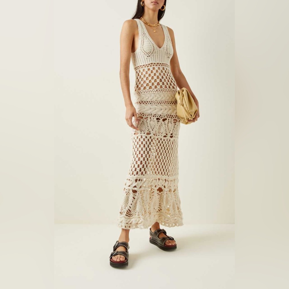 Ulla Johnson
Alexis Crocheted Wool Maxi Dress